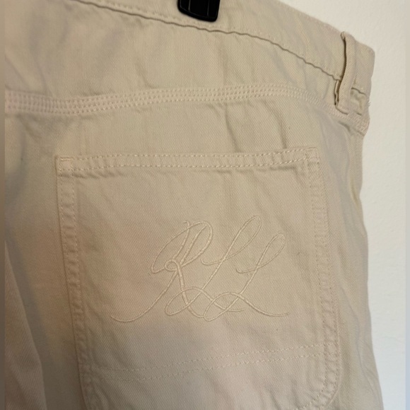 NEW Ralph Lauren Floral High Rise Wide Leg Jeans Painted Floral 22 Plus NWT - Picture 11 of 11